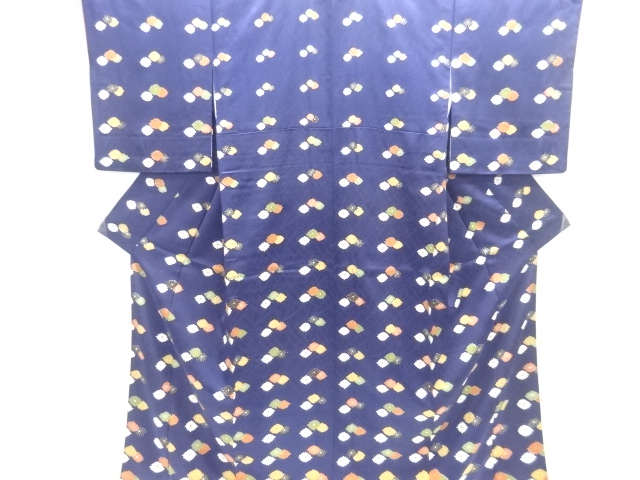 JAPANESE KIMONO / TSUKESAGE KOMON / SILK / KIKU